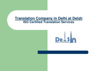 Translation Services | Professional Document Translations | Delsh