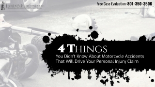 4 Things You Didn't Know About Motorcycle Accidents That Will Drive Your Personal Injury Claim