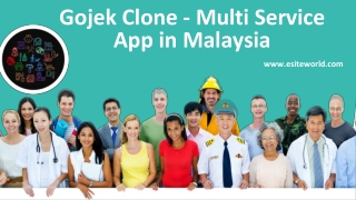 Gojek Clone - Multi Service App in Malaysia
