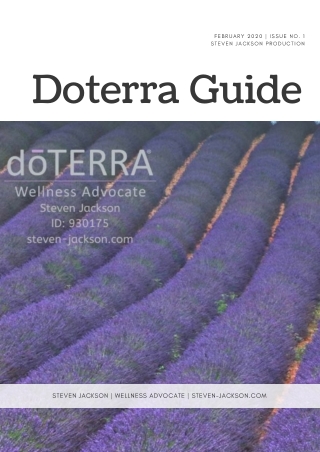 Download a Doterra Guide and become a Doterra consultant