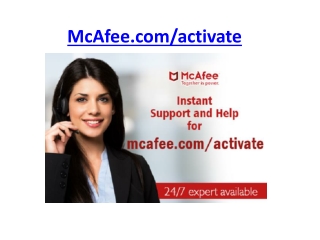 Mcafee.com/activate