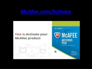 www.McAfee.com/Activate