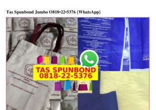 Tas Spunbond Jumbo O818·22·5376[wa]