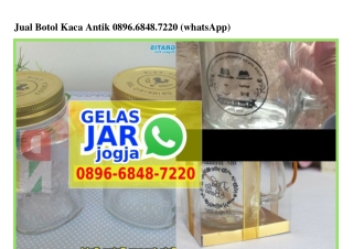 Jual Botol Kaca Antik O8966848722O[wa]