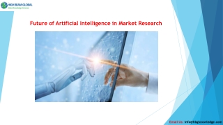 Future of Artificial Intelligence in Market Research