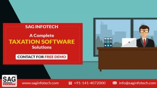 SAG Infotech: Most Important Taxation Software Company For CA and CS