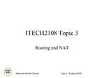 ITECH2108 Topic 3