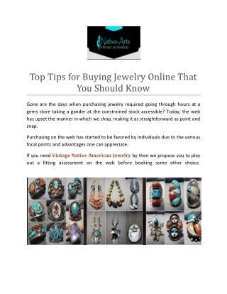 Tips for Buying Jewelry Online That You Should Know