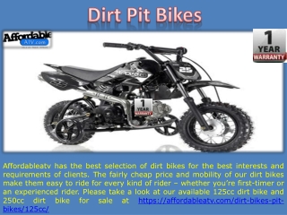 Dirt Pit Bikes