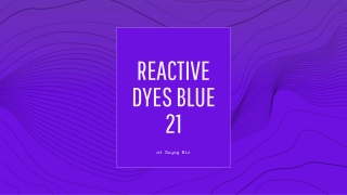 Reactive Dyes Blue 21 | Suyog Biz