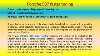 Here Is a Method That Is Helping PORSCHE 997 TURBO TUNING