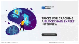 Tricks for Cracking a Blockchain Expert Interview