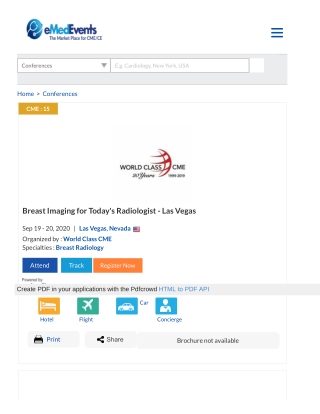 Breast Imaging for Today's Radiologist, Las Vegas, Sep 19 - 20, 2020