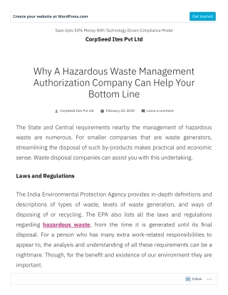 Will Hazardous Waste Management Help Your Bottom Line