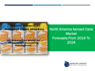 An Extensive Study on North America Aerosol Cans Market