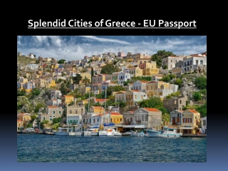 Splendid Cities of Greece - EU Passport