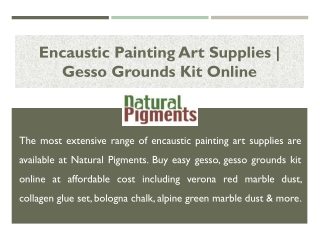 Encaustic Painting Art Supplies | Gesso Grounds Kit Online