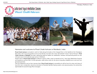 Affordable Yoga retreat in rishikesh India