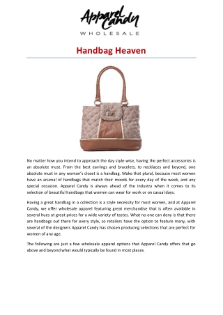 Handbag Heaven
