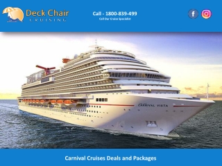 Carnival Cruises Deals and Packages