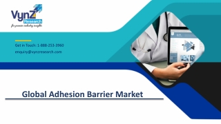 Global Adhesion Barrier Market – Analysis and Forecast (2018-2024)