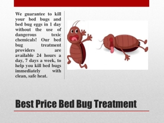 The reliable bed bug exterminator cost