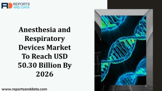 Anesthesia and Respiratory Devices Market Demand 2019- 2026