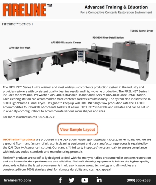 Competitive Contents Restoration Training Equipment