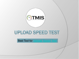 Upload Speed Test