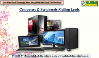 Computers & Peripherals Mailing Leads