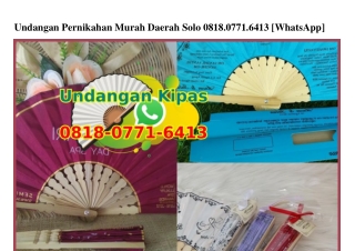 Undangan Pernikahan Murah Daerah Solo O818-O771-6413[wa]