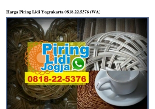 Harga Piring Lidi Yogyakarta O818-22-5376[wa]