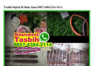 Tasbih Digital Di Shah Alam 0857•4384•2114[wa]