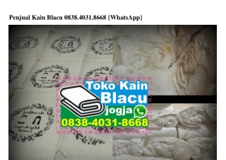 Penjual Kain Blacu O838 4O31 8668[wa]