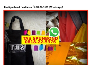 Tas Spunbond Pontianak Ö818–22–5376[wa]