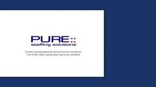 Pure Staffing Solutions | Leading Employment Agency in Canada