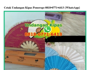 Cetak Undangan Kipas Ponorogo 0818 0771 6413[wa]