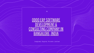 Which is the best Odoo ERP implementation company in Bangalore?