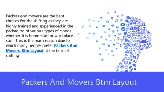 packers and movers btm layout