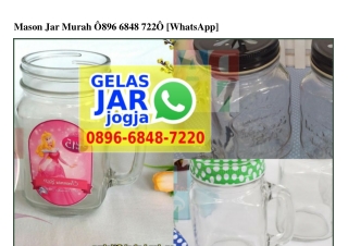 Mason Jar Murah 0896.6848.7220[wa]