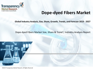 Dope-dyed Fibers Market Perceive Robust Expansion by 2019-2027