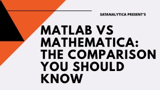 Matlab vs Mathematica: The Comparison You Should Know