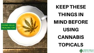 Keep These Things In Mind Before Using Cannabis Topicals