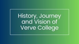 Get to know why you should choose Verve College for nursing education