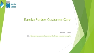 Eureka Forbes Customer Care@9212222051