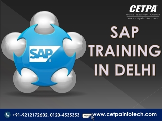 Best SAP Training in Delhi | Cetpa Infotech