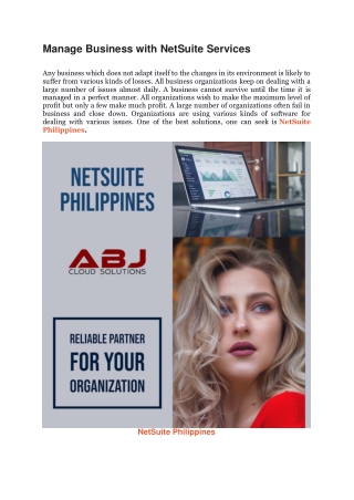 NetSuite Philippines