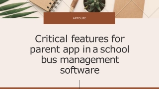 Launch An Outstanding School Transportation Application - Appdupe