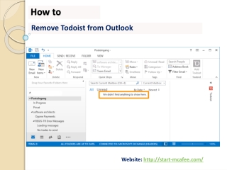 How to Remove Todoist from Outlook