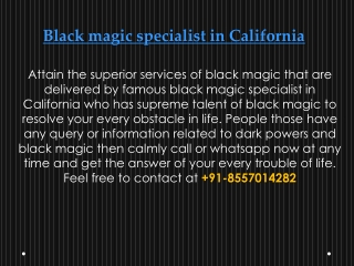 91-8557014282 How to detect and remove black magic